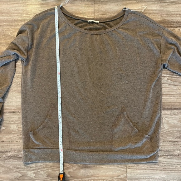 easel brown sweatshirt pullover with pockets - Picture 6 of 6